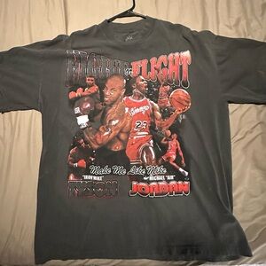 Mike Tyson vs Michael Jordan - Fight of Flight Graphic T-Shirt